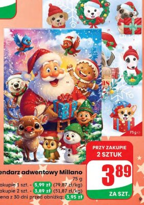 Kalendarz adwentowy  promocja w Dino