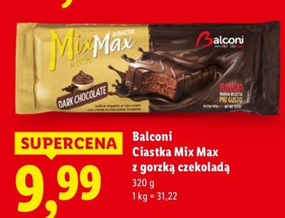 Ciastka Mix Max z gorzką czekoladą promocja w Lidl