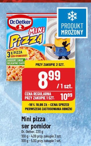 Mini pizza minionki Dr. oetker promocja