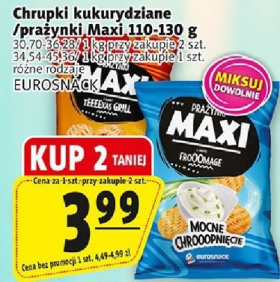 Chrupki kukurydziane promocja w Prim Market