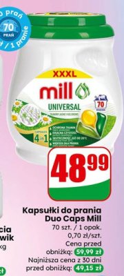 Kapsułki do prania Duo Caps Mill Universal promocja w Dino