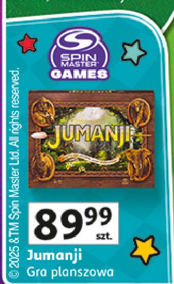 Gra planszowa jumanji Spin master promocja w Auchan