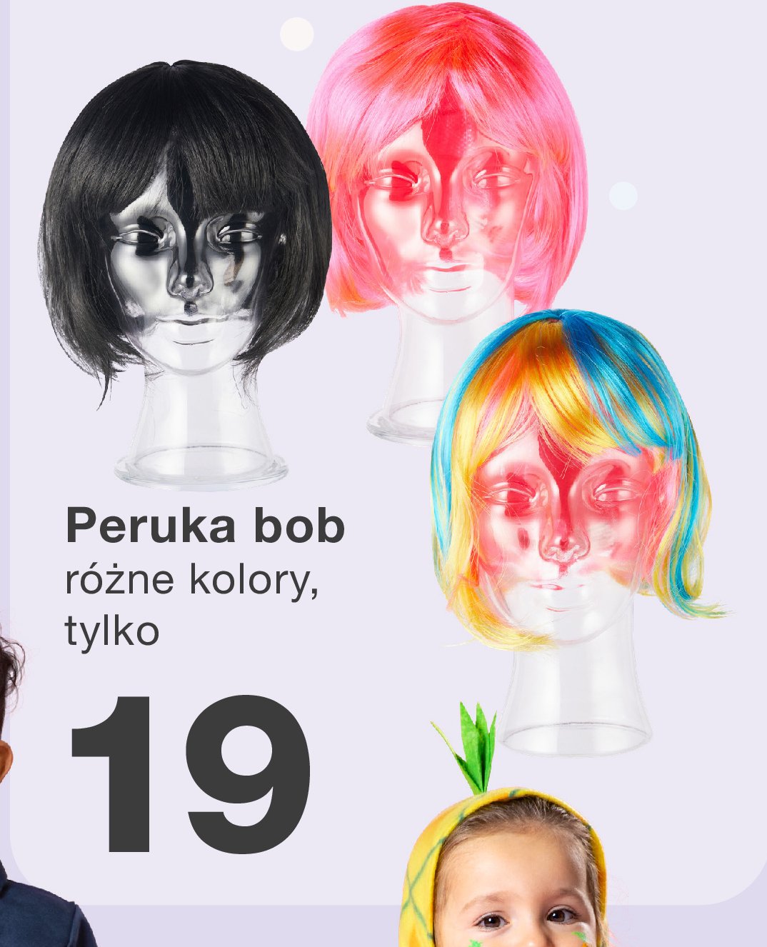 Peruka bob promocja w KiK