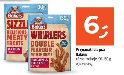 Przysmaki dla psa wołowina i ser PURINA BAKERS promocja