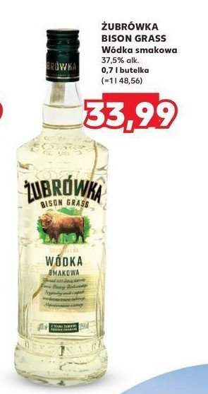 Wódka Żubrówka bison grass promocja w Kaufland