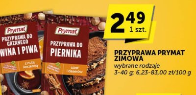 Przyprawa Prymat zimowa promocja w Groszek
