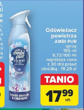 Odświeżacz powietrza lenor spring awakening Ambi pur freshelle promocja