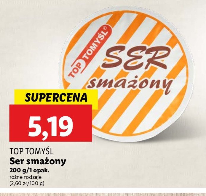 Ser smażony promocja w Lidl