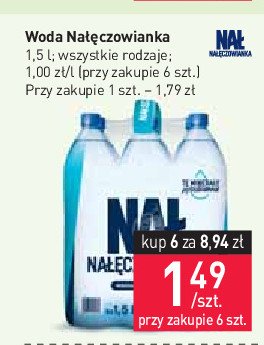 Woda gazowana Nałęczów zdrój promocja