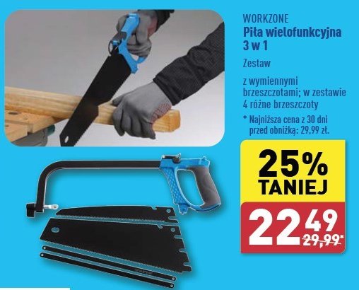 Piła wielofunkcyjna 3w1 WORKZONE promocja