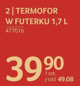 Termofor w futerku 1,7 L promocja w Selgros