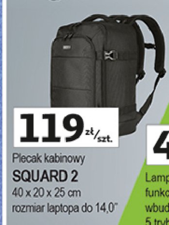 Plecak squard 2 Tracer promocja w Auchan