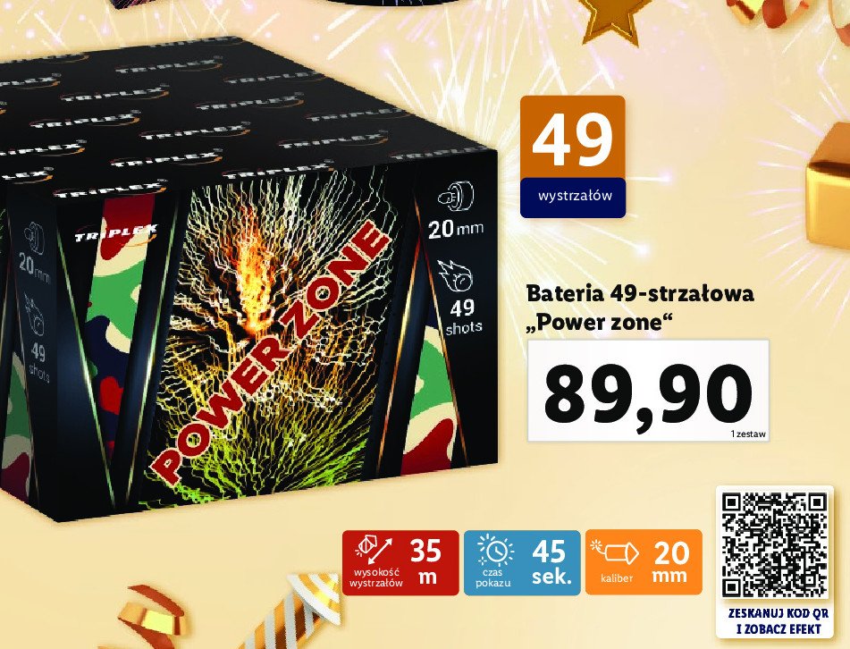 Bateria power zone TRIPLEX promocja