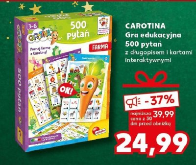 Gra edukacyjna 500 pytań promocja w Kaufland