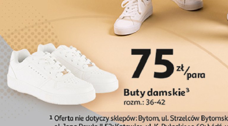 Buty damskie 36-42 Auchan inextenso promocja