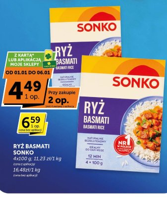 Ryż basmati Sonko promocja w Groszek