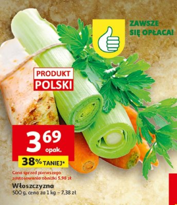 Włoszczyzna Agram promocja w Auchan