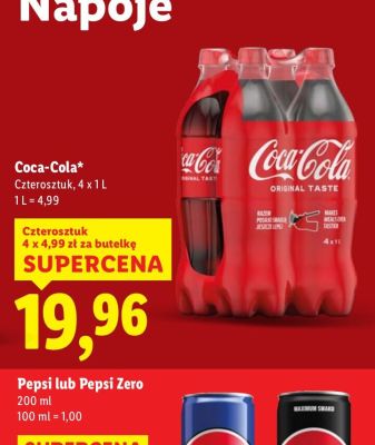 Napój promocja w Lidl
