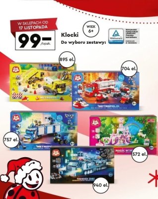 Klocki Thunder Zone, różne zestawy promocja w Biedronka