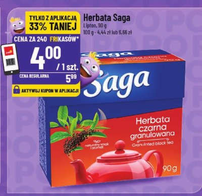 Herbata Saga Lipton promocja w POLOmarket