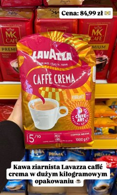 Kawa ziarnista Lavazza caffé crema promocja w Dino