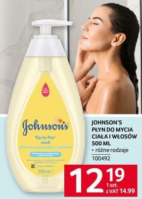 Płyn do mycia Johnson's promocja w Selgros