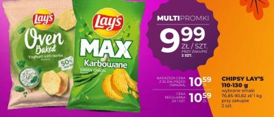 Chipsy Lay's 110-130 g wybrane smaki promocja w Duży Ben