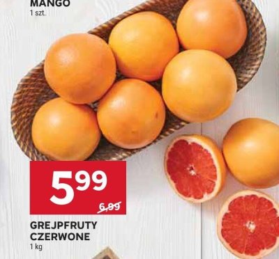Grejpfruty czerwone promocja w Stokrotka
