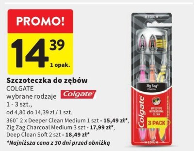Szczoteczka do zębów COLGATE wybrane rodzaje promocja w Intermarche