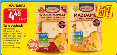 Ser w plastrach Włoszczowski promocja w POLOmarket