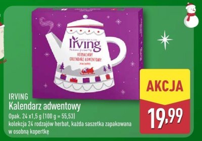 Kalendarz adwentowy IRVING promocja w Aldi