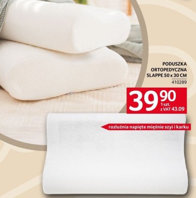 Poduszka ortopedyczna Slappe 50 x 30 cm promocja w Selgros