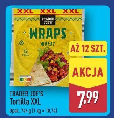 Tortilla XXL TRADER JOE'S promocja w Aldi