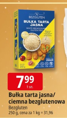 Bułka tarta jasna/ciemna bezglutenowa Bezgluten promocja w Leclerc