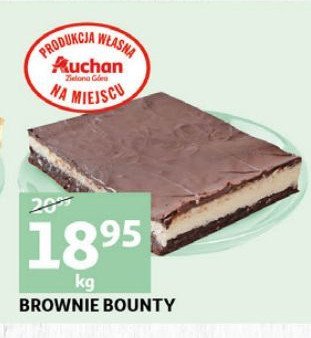 Brownie bounty Auchan promocja
