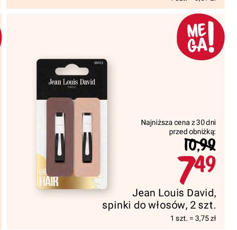 Spinki do włosów Jean louis david promocja