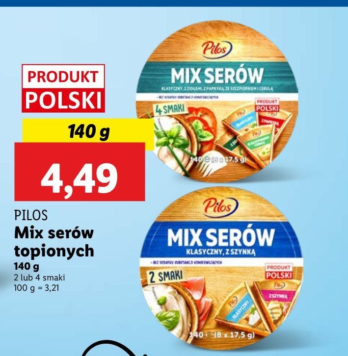 Mix serów Pilos promocja