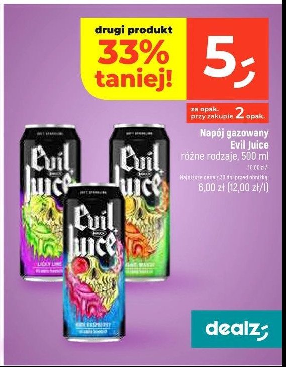 Napój evil juice manic mango Rauch promocja