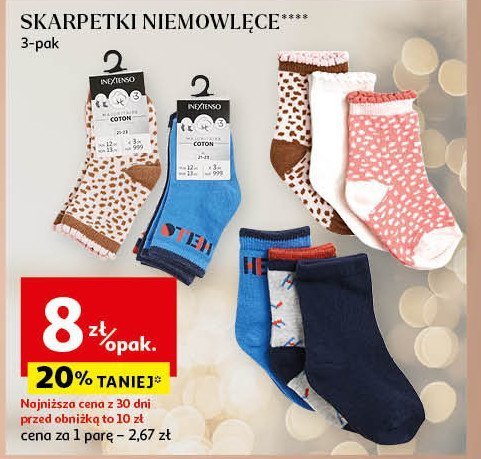 Skarpety niemowlęce promocja w Auchan