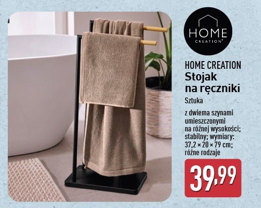 Stojak na ręczniki Home creation promocja w Aldi