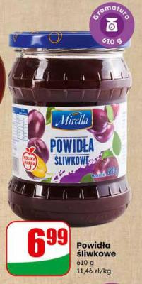 Powidła śliwkowe  promocja w Dino