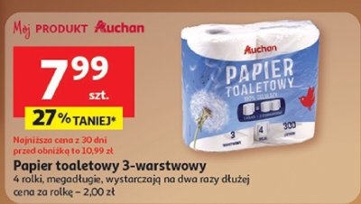 Papier toaletowy promocja w Auchan