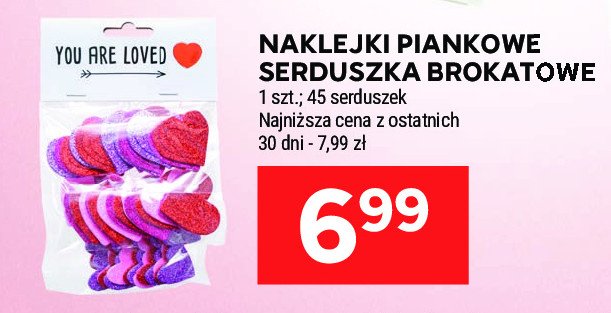 Naklejki serduszka promocja