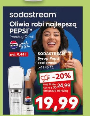 Syrop pepsi Sodastream promocja