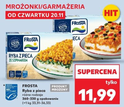 Ryba z pieca, różne rodzaje promocja w Kaufland