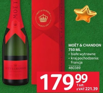 Wino Moët & Chandon 750 ML promocja w Selgros
