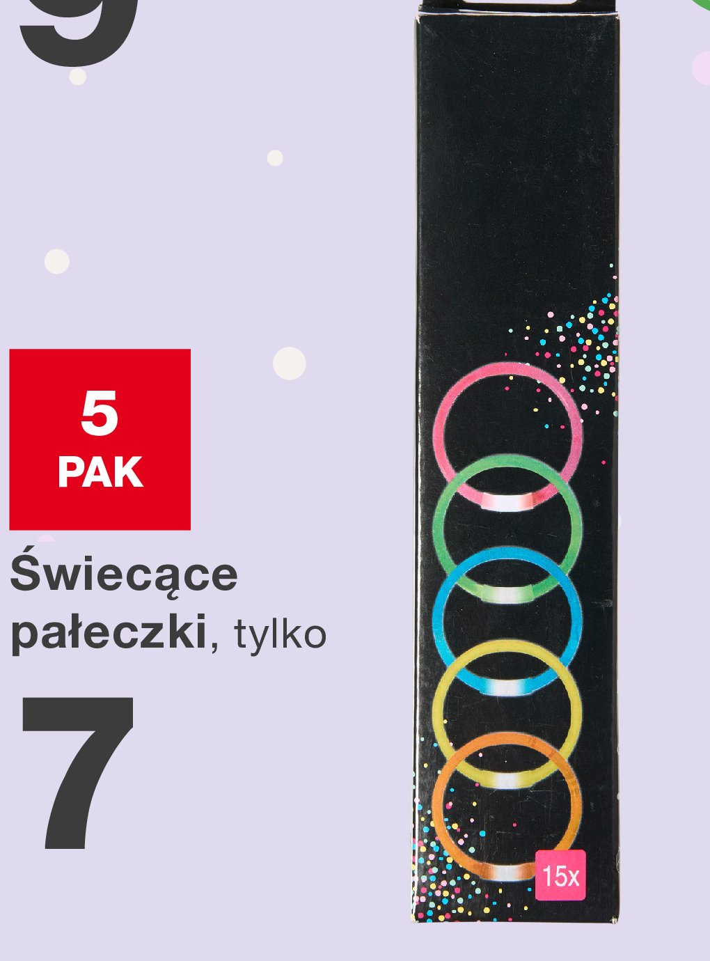 Świecące pałeczki promocja