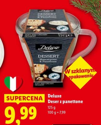 Deser z panettone promocja w Lidl