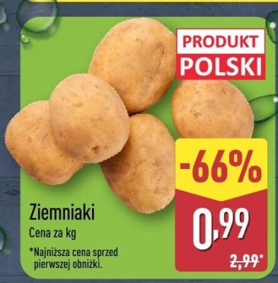 Ziemniaki promocja w Aldi
