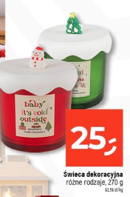 Świeca dekoracyjna różne rodzaje, 270 g promocja w Dealz